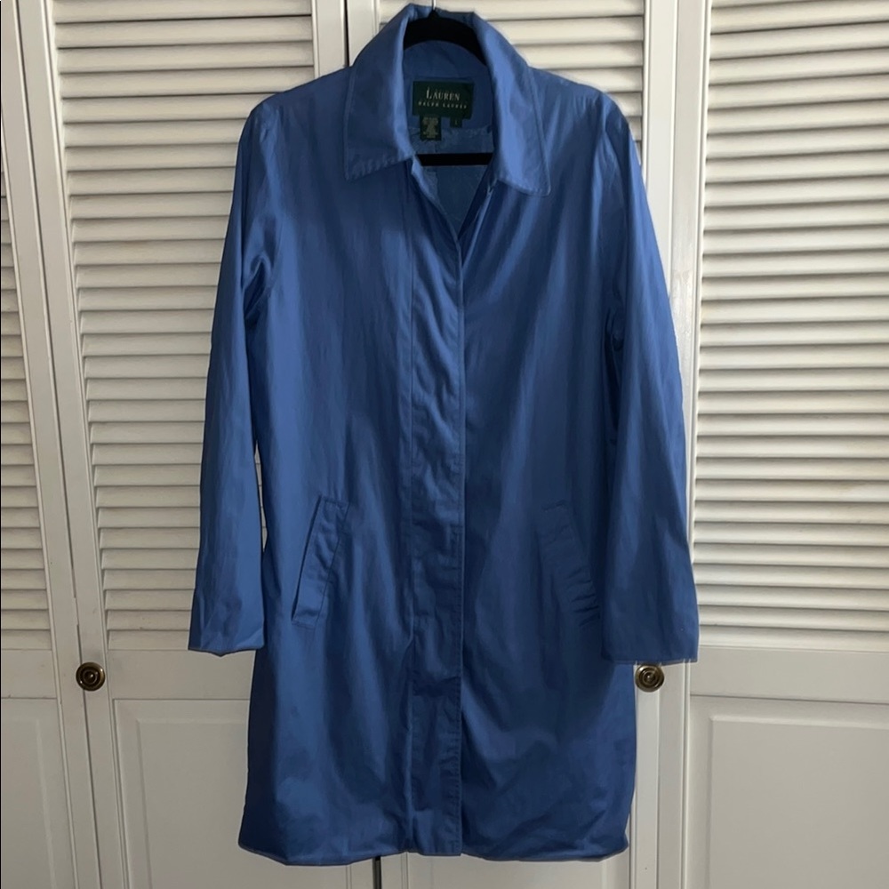 Rare Vintage Lauren Ralph Lauren Blue Women's longline Coat Jacket